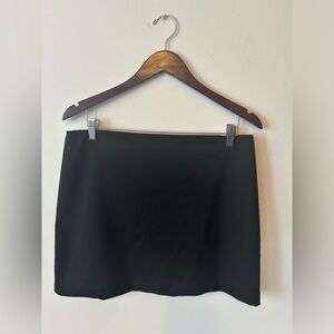 Black Mini Skirt (Size: 12)